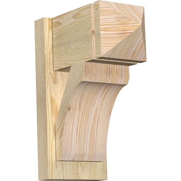 Ekena Millwork Legacy Arts & Crafts Rough Sawn Outlooker, Douglas Fir, 8"W x 14"D x 18"H OUT08X14X18LEC03RDF - main